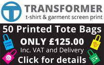 OFFER: Transformer London – 50 Tote bags from £125