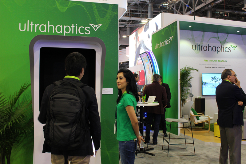 Next-generation interactive technology for Ultrahaptics exhibition display