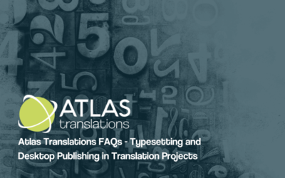 Typesetting and Desktop Publishing in Translations | Atlas Translations
